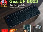 GearUP B023 Rechargeable Ultra Slim Folding Pocket Bluetooth Keyboard