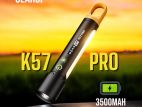 Gearup K57 Pro Rechargeable High Flashlight with 3500mah Lithium Battery