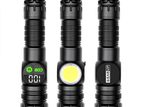 GearUP K60 Rechargeable Flashlight 10W COB + LED Torchlight