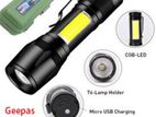 Geepas GP-009 Rechargeable Portable LED Flashlight