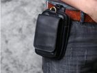 Genuine Leather Men's Waist Bag Top Layer Cowhide Fashion Hook