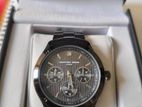 Geoffrey Beene Men& Gb8088gu Analog Japanese Quartz Black Watch