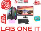 GIGABYTE 10TH GEN FULLY PC MONITOR,CORE I3 GEN,RAM8GB,SSD256GB,