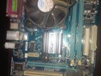 Gigabyte 41 motherboard, Intel core 2 due processor, CPU cooler fan