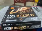 gigabyte A520m ryzen motherboard 2year warranty available