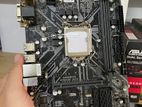 Gigabyte b360m 8th gen motherboard+core i3 procesor