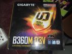 Gigabyte B360M D3V + Cori i5 8400 Motherboard