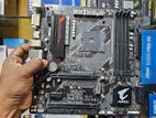 GIGABYTE B450M AORUS M AM4 Micro-ATX Motherboard 100% Fresh