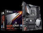 Gigabyte b460 Aorus pro Ac motherboard, i5-10400f processor for sale