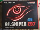 Gigabyte G1. Sniper Z97 Desktop Motherboard (full Box)