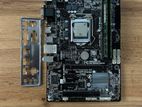 GIGABYTE GA-B85M-HD3 HDMI Motherboard USED Running