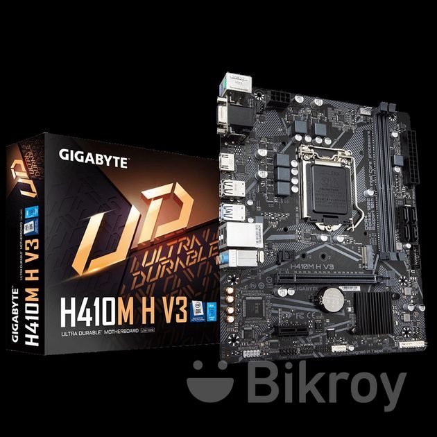 GIGABYTE H410M V3 MOTHERBOARD 3YEAR WARRANTY for Sale in Narsingdi Bikroy