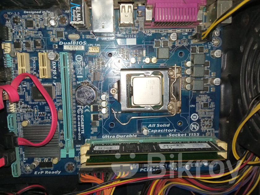 Gigabyte H61 Motherboard with intel core i5 2nd generation Processor