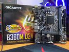 Gigabyte Intel B360M D2V Used Motherboard fresh & Running Condition