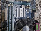 Gigabyte mother board with ram and processor