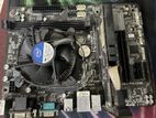 Gigabyte Motherboard with Intel Processor And Biostar Graphics Card
