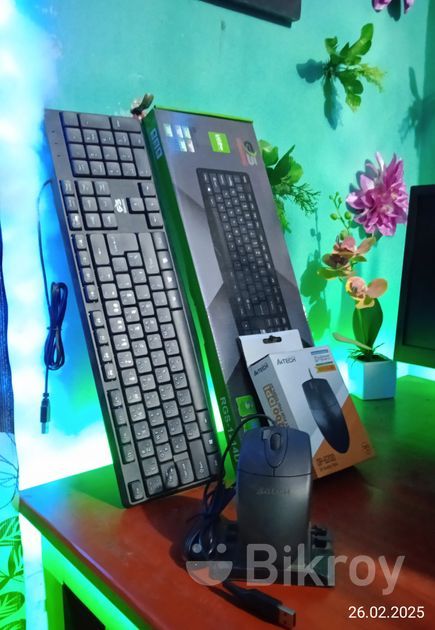 Gigasonic Keyboard & A4Tech Mouse Combo for Sale in Magura | Bikroy