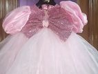 Girls Pink Frock Dress
