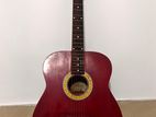 Givson Acoustic Kohinoor Guitar Hawaiian (Maroon colour)