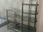 glass shelf for tv, books and showpieces