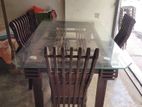 Glass Wooden Table