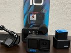 Go Pro Hero 10 Full Set with ( 4 Battery and Fast Charger)