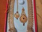 Gold plate bridal set