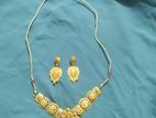 gold plate jewellery set