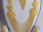 Gold plate jewelry set
