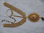 gold plated jewellery set