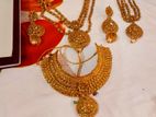 gold plated wedding jewellery set