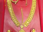 Gold Polish Jewellery Set For Sale