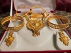 গোল্ড প্লেটেড নেকলেস সেট