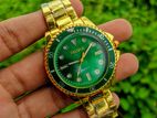 Golden Color Quartz Men's Fashionable Watch