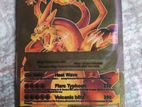 Golden pokemon card