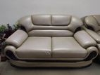 Brothers Furniture (2+2+1) Seater Pu Leather Sofa Set