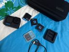 GoPro Hero 10 with accessories batteries and charger