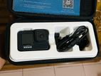 GoPro Hero 9 Black with Tripod, Charger, 3 Batteries & 128 GB SD Card.