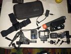 Gopro11 with Multiple Accessories Like Dj Microphone Other