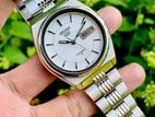 Gorgeous & Exclusive SEIKO 5 Posh Bright White Automatic Watch