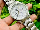 Gorgeous CITIZEN Saveto White Pilot Style Chronograph Watch