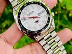 Gorgeous CITIZEN White Numerical Sporty Automatic Watch