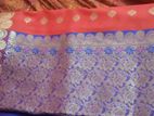 Gorgeous saree Red and Blue combination