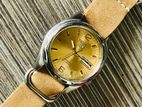 Gorgeous SEIKO 5 Posh Central Numerical Sunbust Yellow Automatic Watch