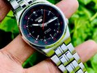 Gorgeous SEIKO 5 SNK57 Jet Black Automatic Watch