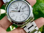Gorgeous SEIKO 5 SNKE57 White Military Style Automatic Watch