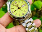 Gorgeous SEIKO 5 SNKK19 Melt Green Full Luminous Automatic Watch