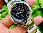 Gorgeous SEIKO Black Chronograph Watch