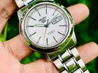 Gorgeous SNKE49 SEIKO 5 Sunburst White Automatic Watch