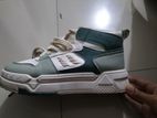 Green chunky high-top sneakers size 40